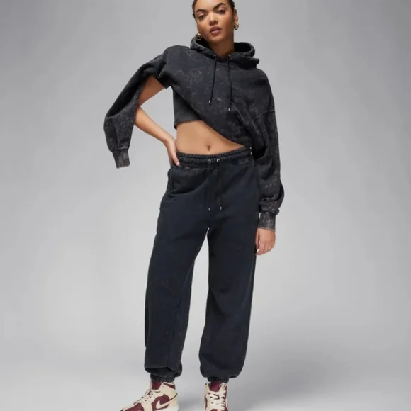 Jordan Pants Flight Fleece 100% Cotton New With Tags, Classic Jordan Sweatpants - Picture 3 of 10